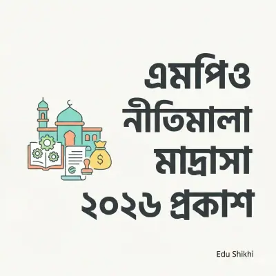 এমপিও নীতিমালা মাদ্রাসা ২০২৬ প্রকাশ