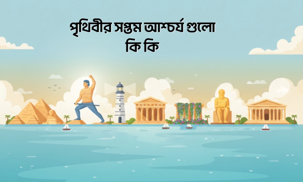 পৃথিবীর সপ্তম আশ্চর্য গুলো কি কি