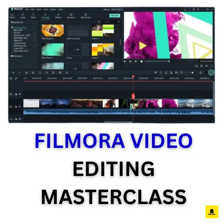 FILMORA VIDEO EDITING MASTERCLASS